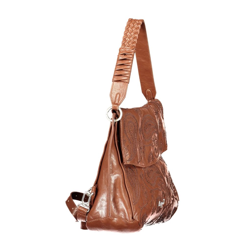 Desigual Brown Polyurethane Women's Women's Bag