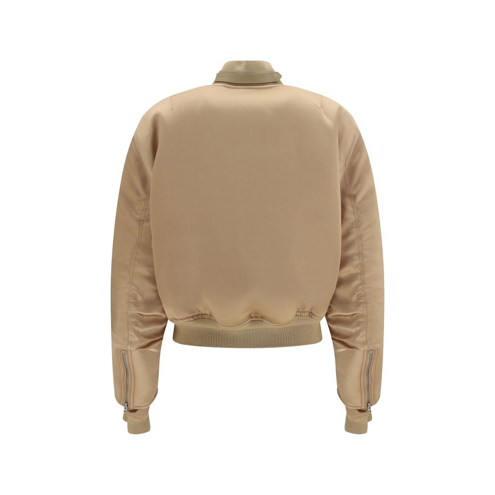 Tom Ford Gold Satin Women's Bomber