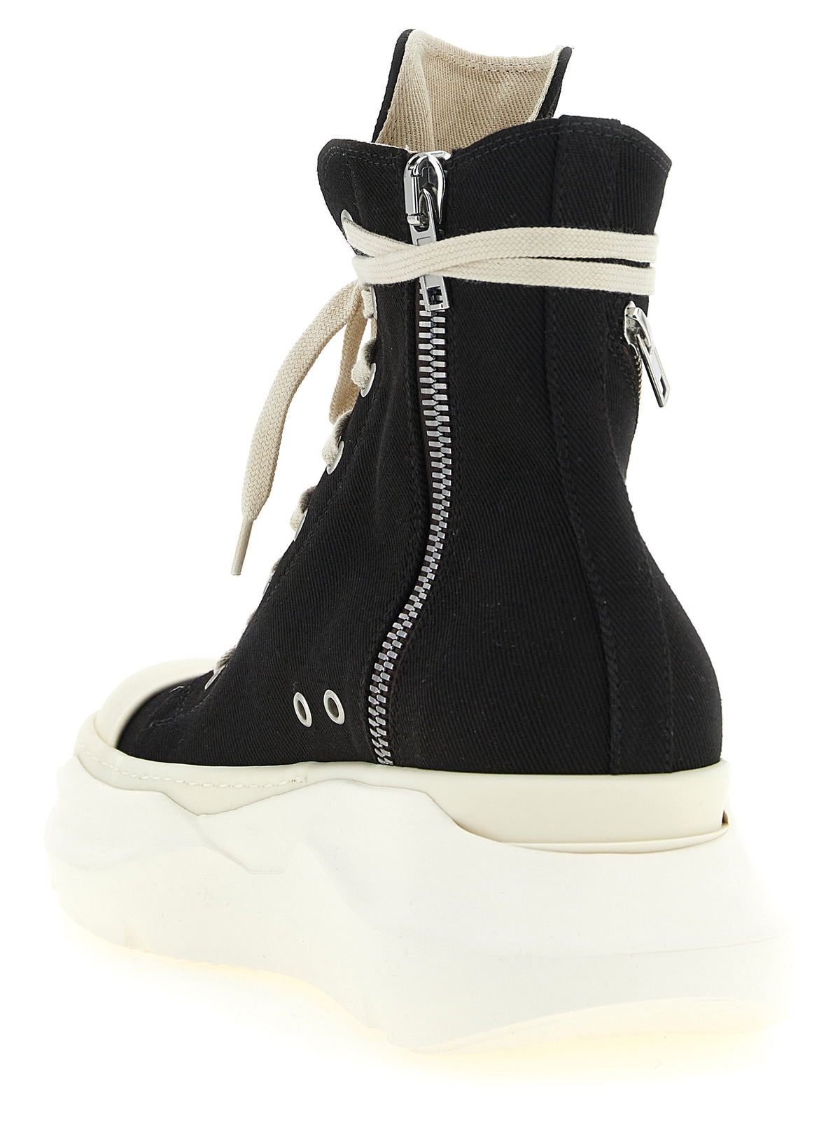 DRKSHDW Black Cotton Athletic Men's Sneakers
