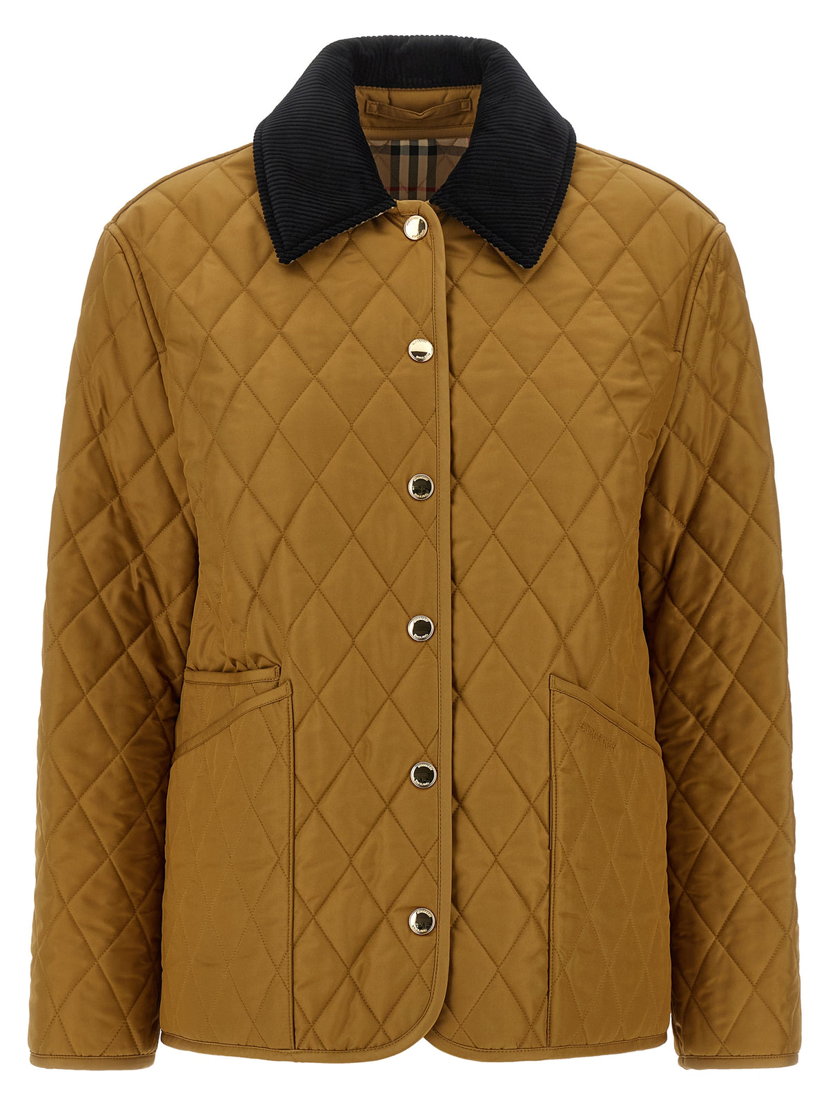 Burberry Beige Polyester Shell Women's Jacket