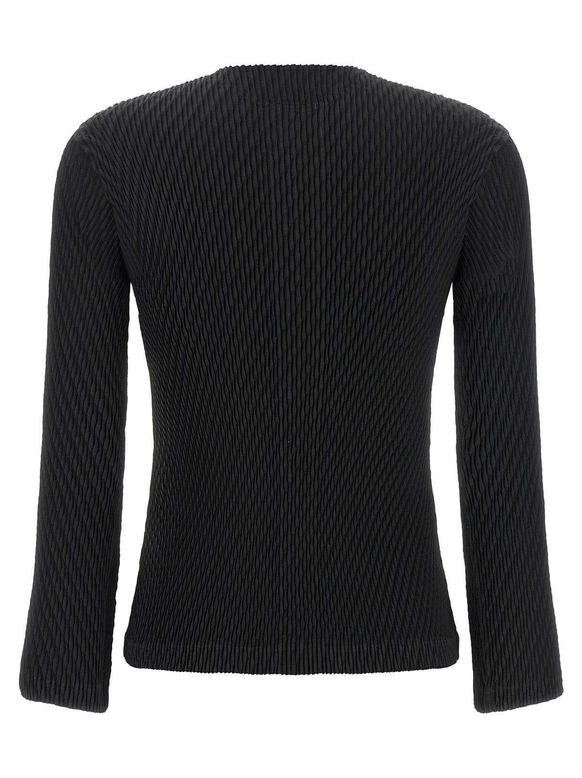 Issey Miyake Black Polyester Women's Cardigan