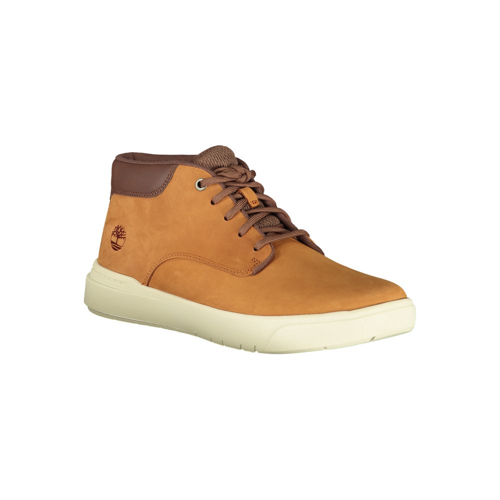 Timberland Brown Leather Men Men's Sneaker