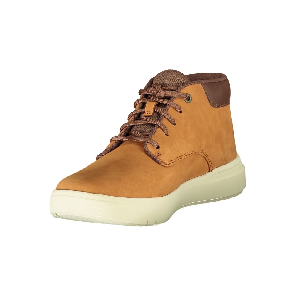 Timberland Brown Leather Men Men's Sneaker