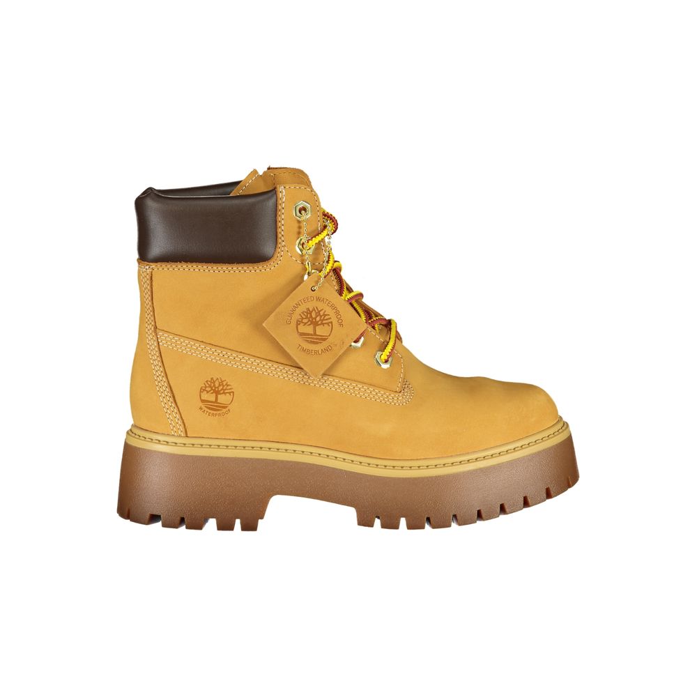Timberland Brown Leather Women Women's Boot