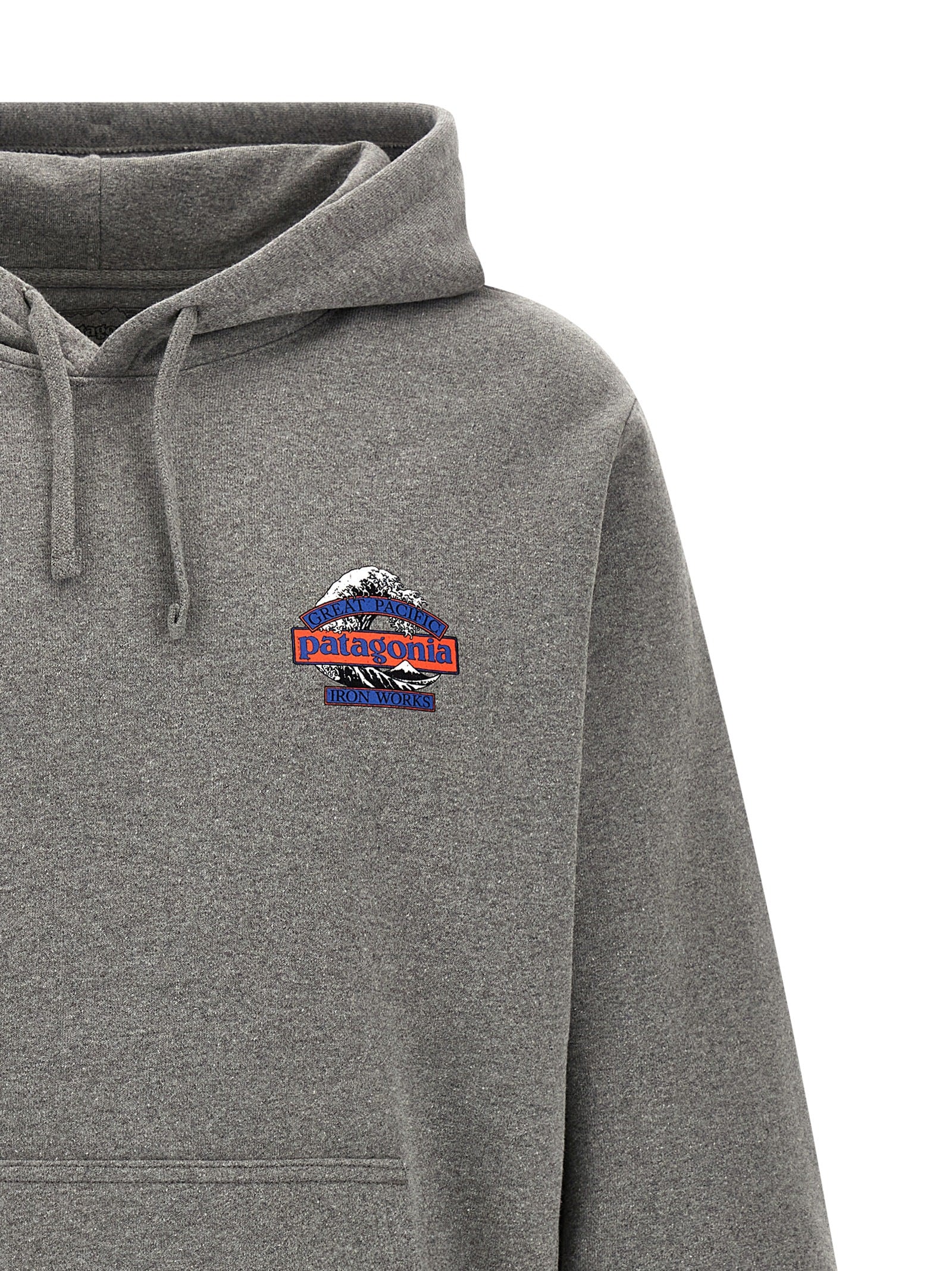 PATAGONIA Gray Polyester Men's Sweatshirt