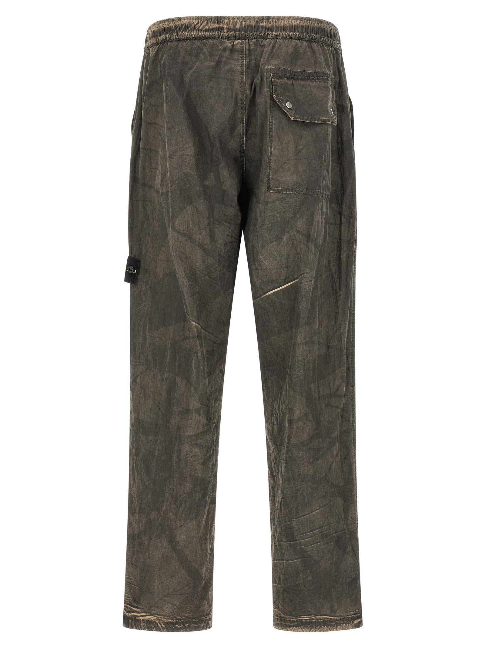 Stone Island Gray Polyamide Casual Men's Pants