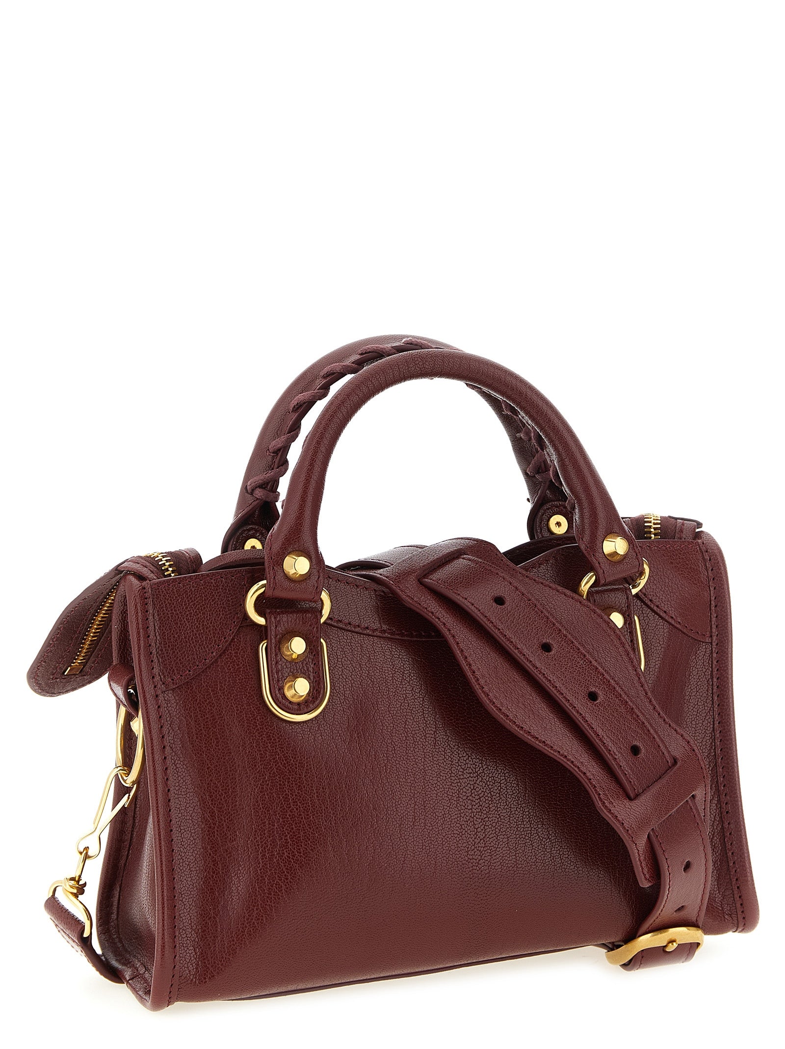 Balenciaga Bordeaux Goatskin Women's Handbag