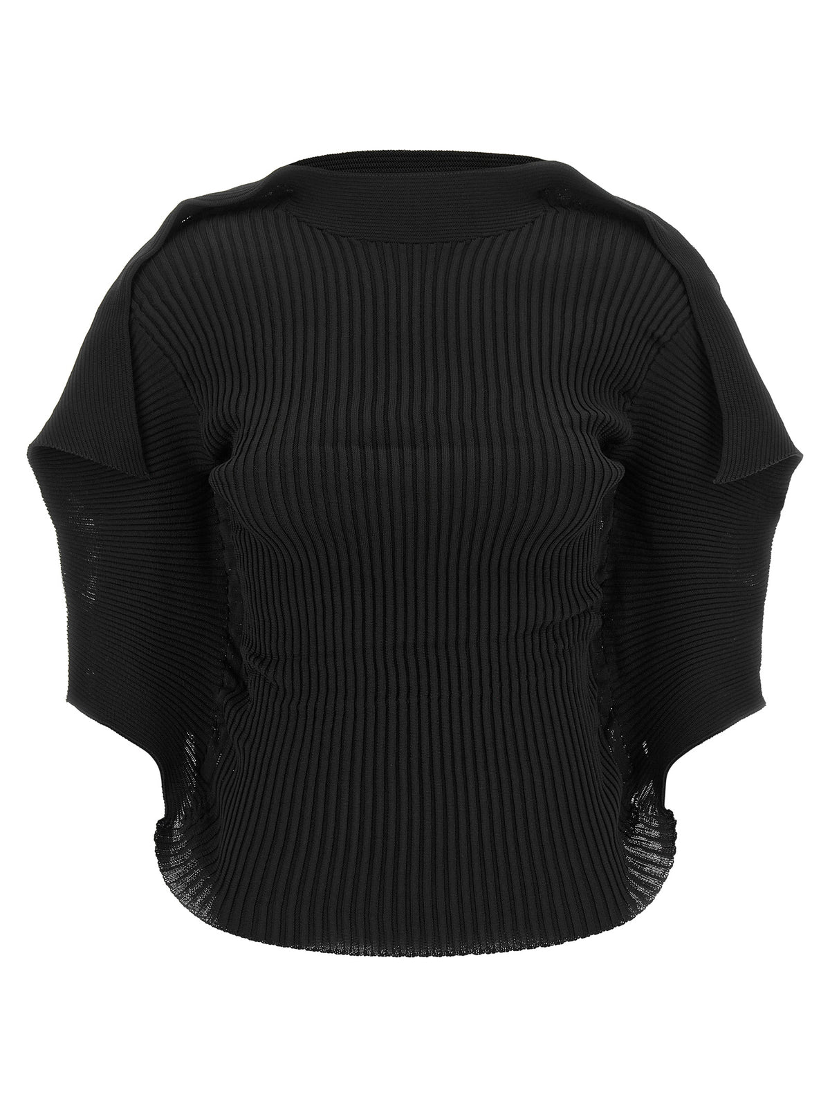 Issey Miyake Black Polyester Women's Blouse
