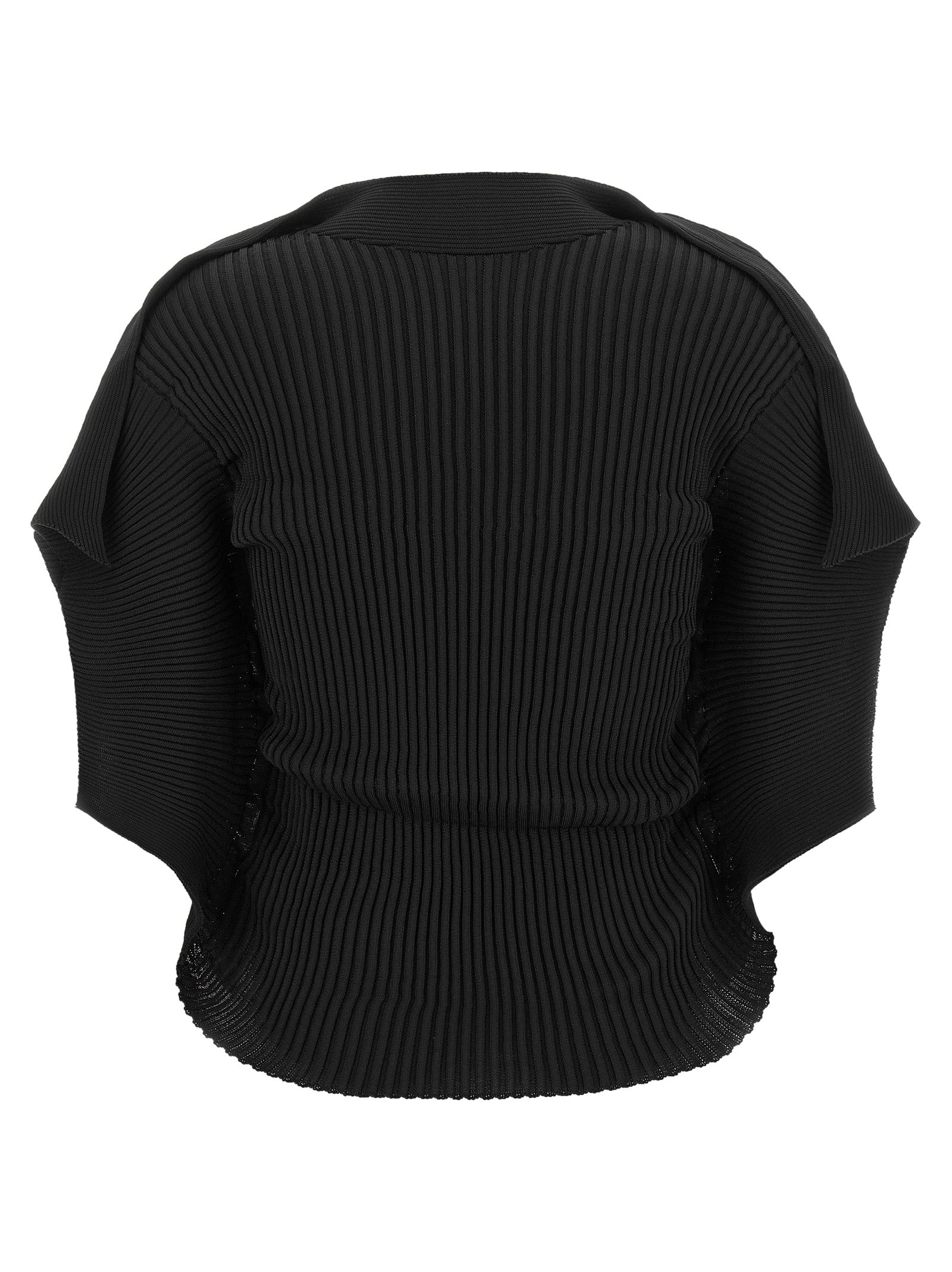 Issey Miyake Black Polyester Women's Blouse