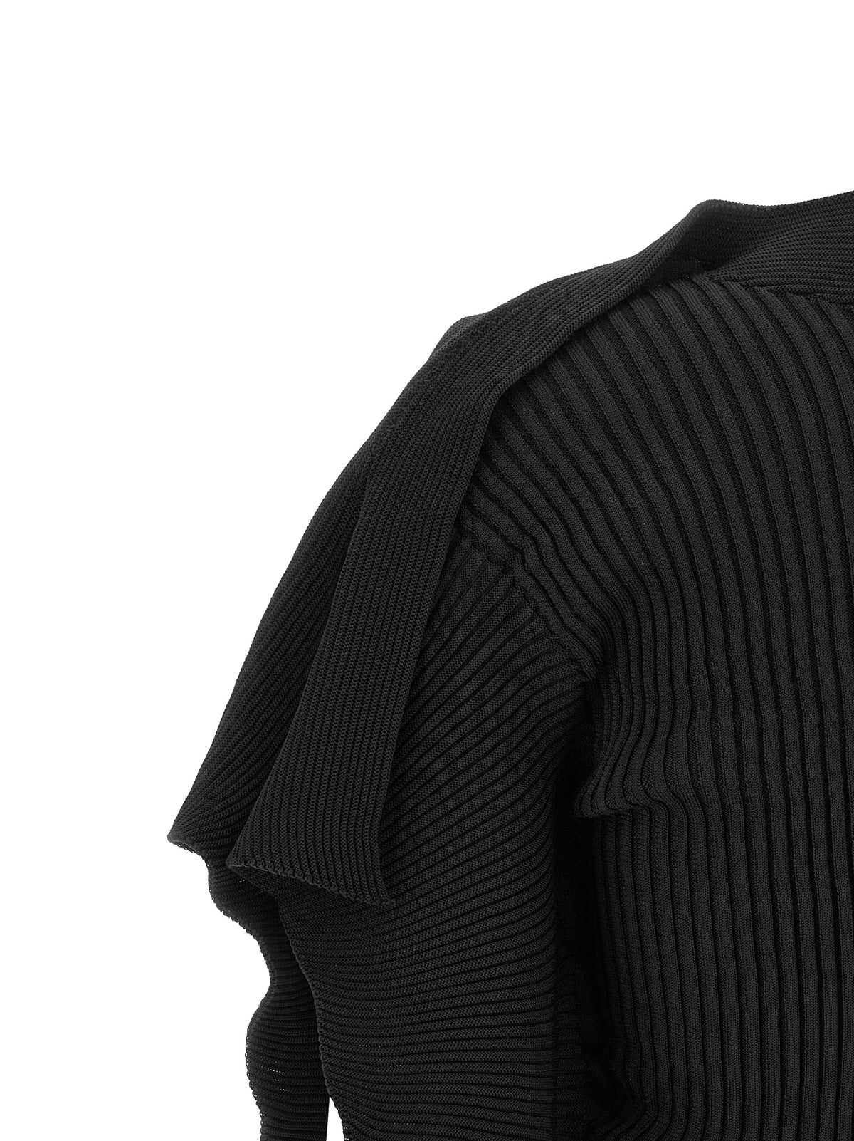 Issey Miyake Black Polyester Women's Blouse
