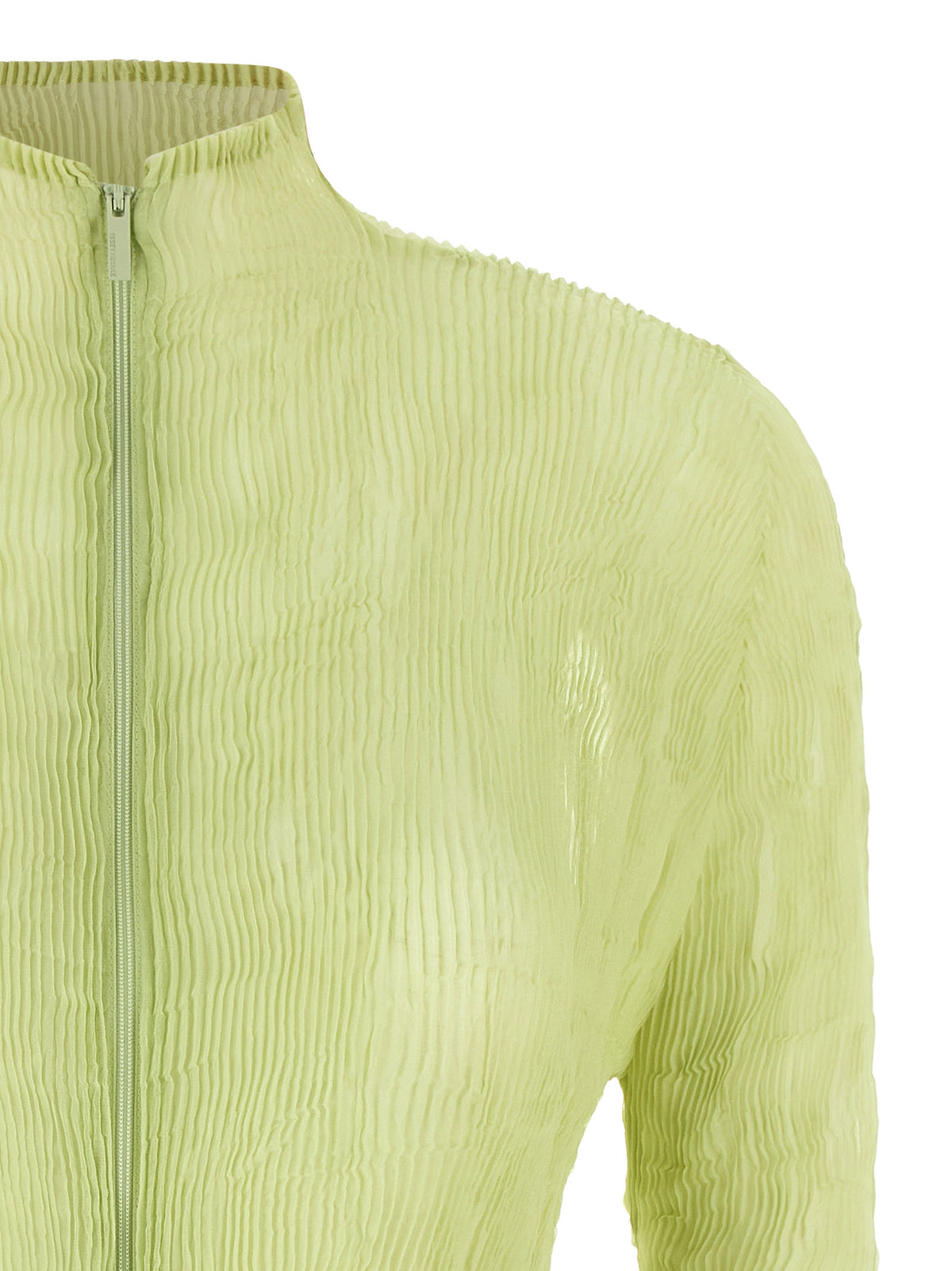 Issey Miyake Bicolor Polyester Women's Cardigan