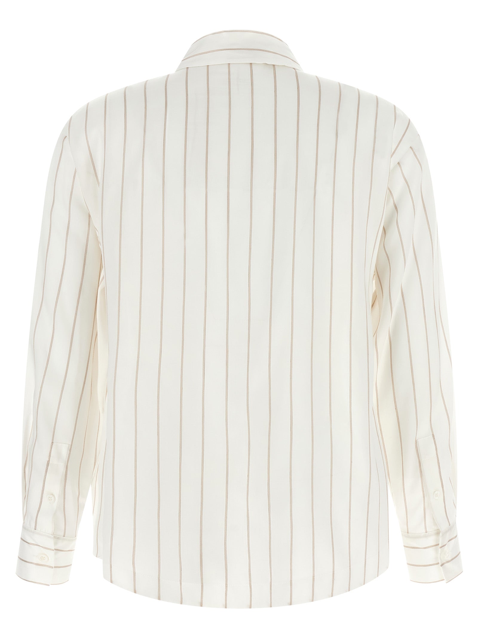 Peserico Beige Lyocell Women's Blouse