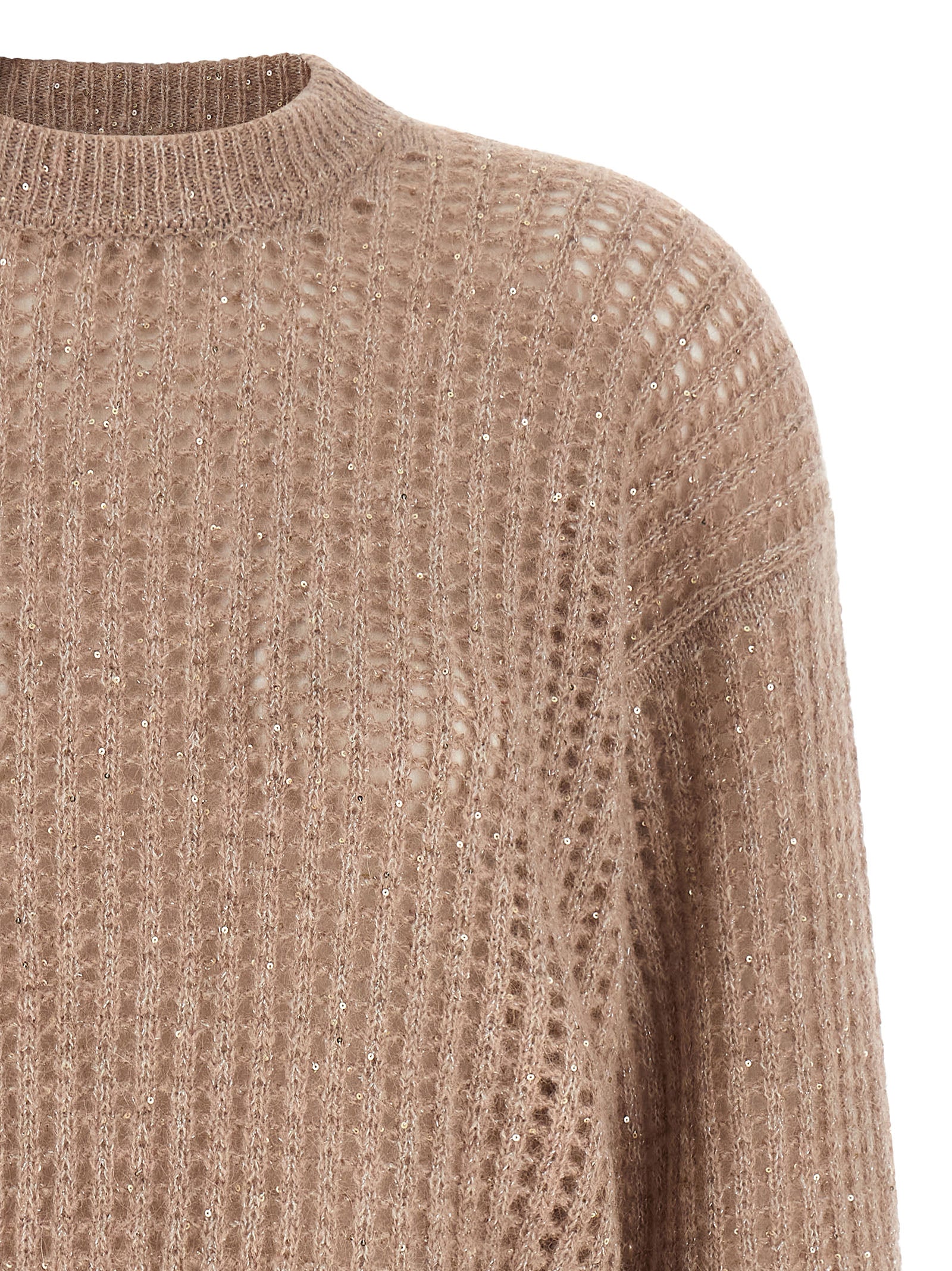Peserico Beige Polyamide Women's Cardigan