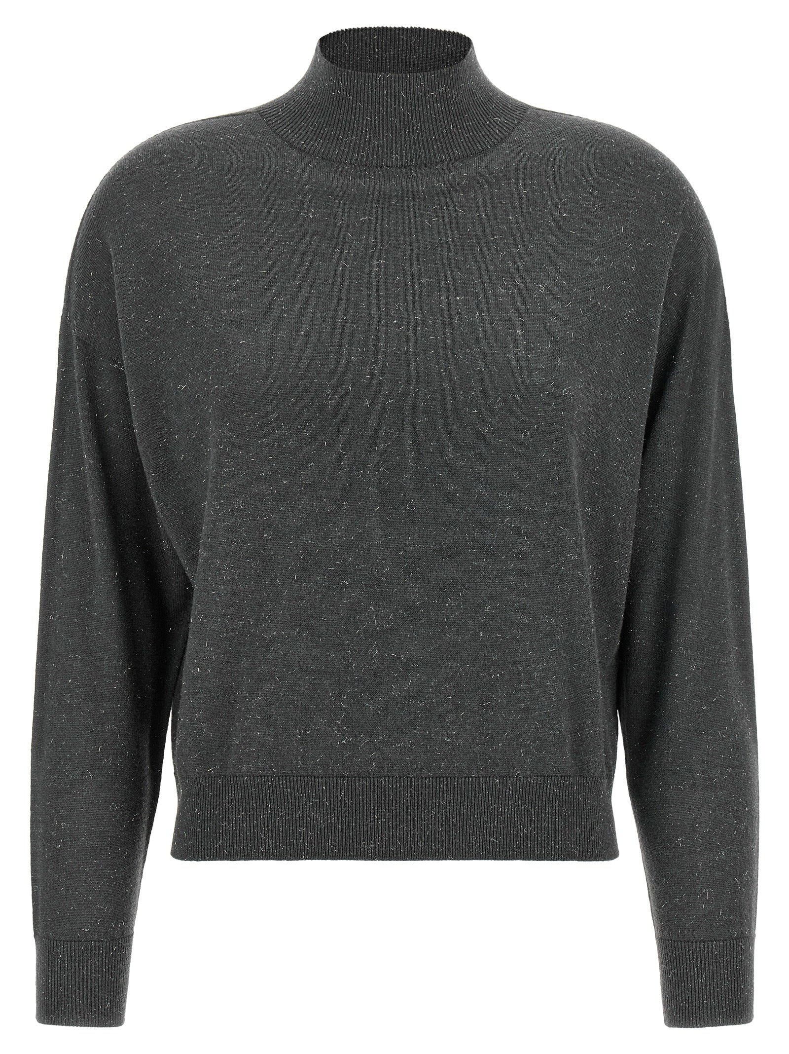 Peserico Gray Virgin Wool Women's Cardigan
