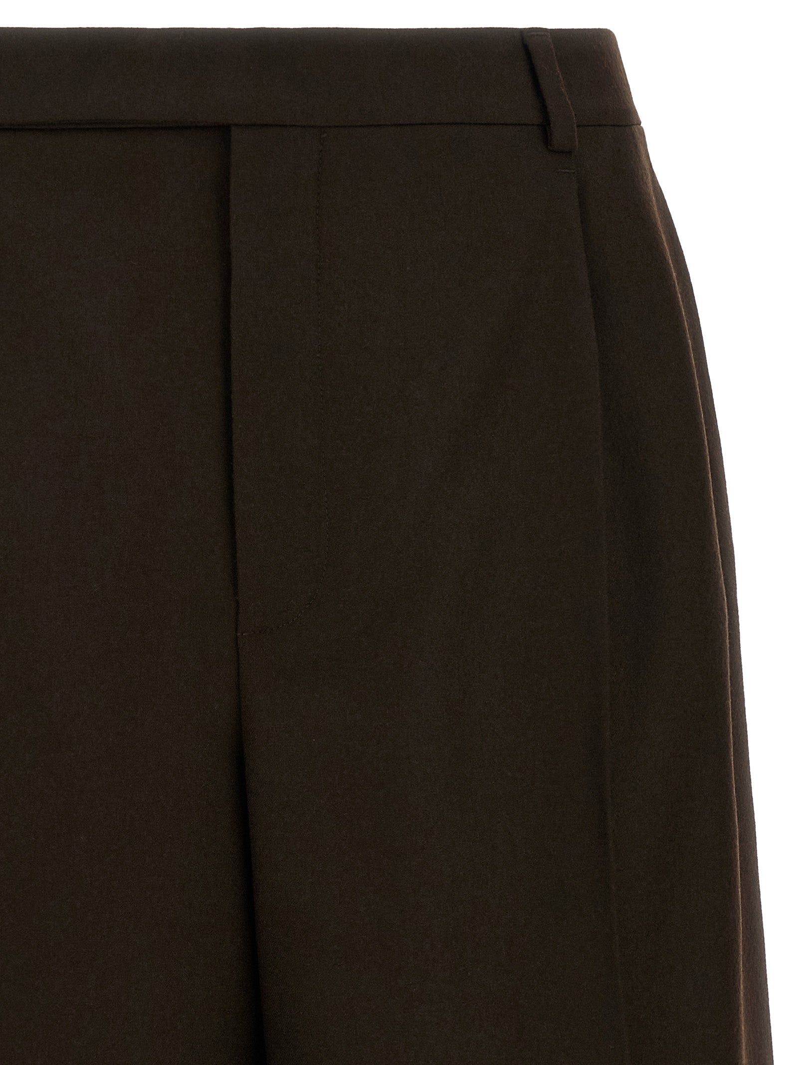 Saint Laurent Brown Wool Bermuda Men's Shorts