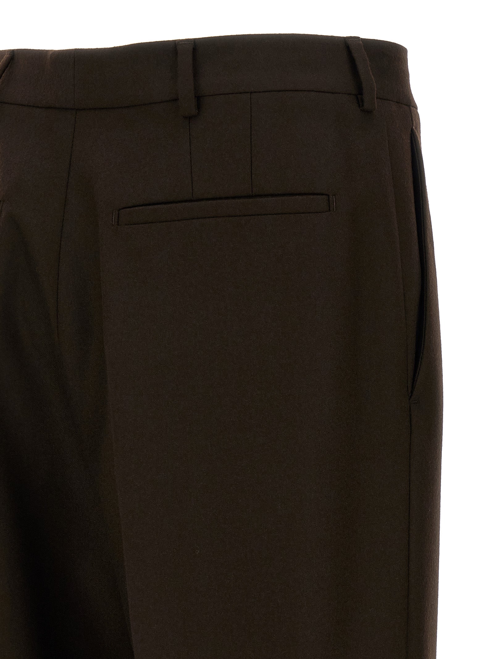 Saint Laurent Brown Wool Bermuda Men's Shorts