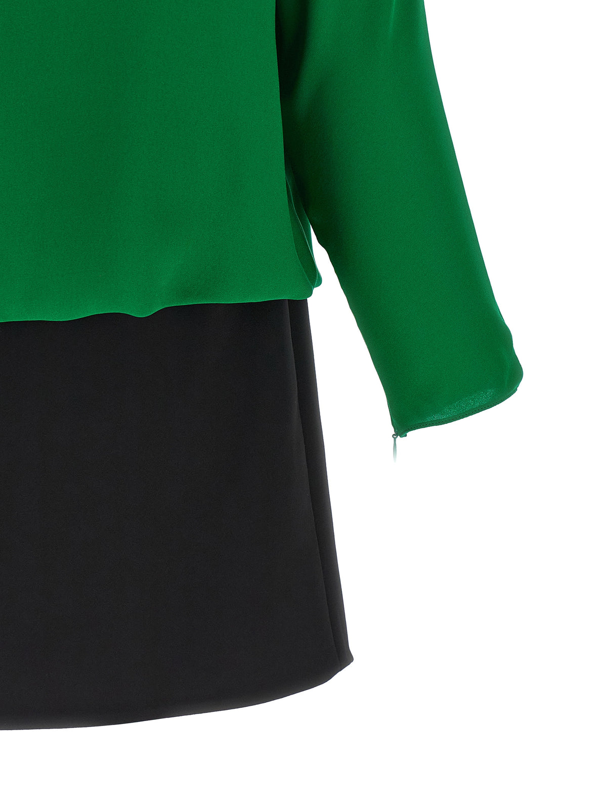 Valentino Garavani Bicolor Silk Short Women's Dress