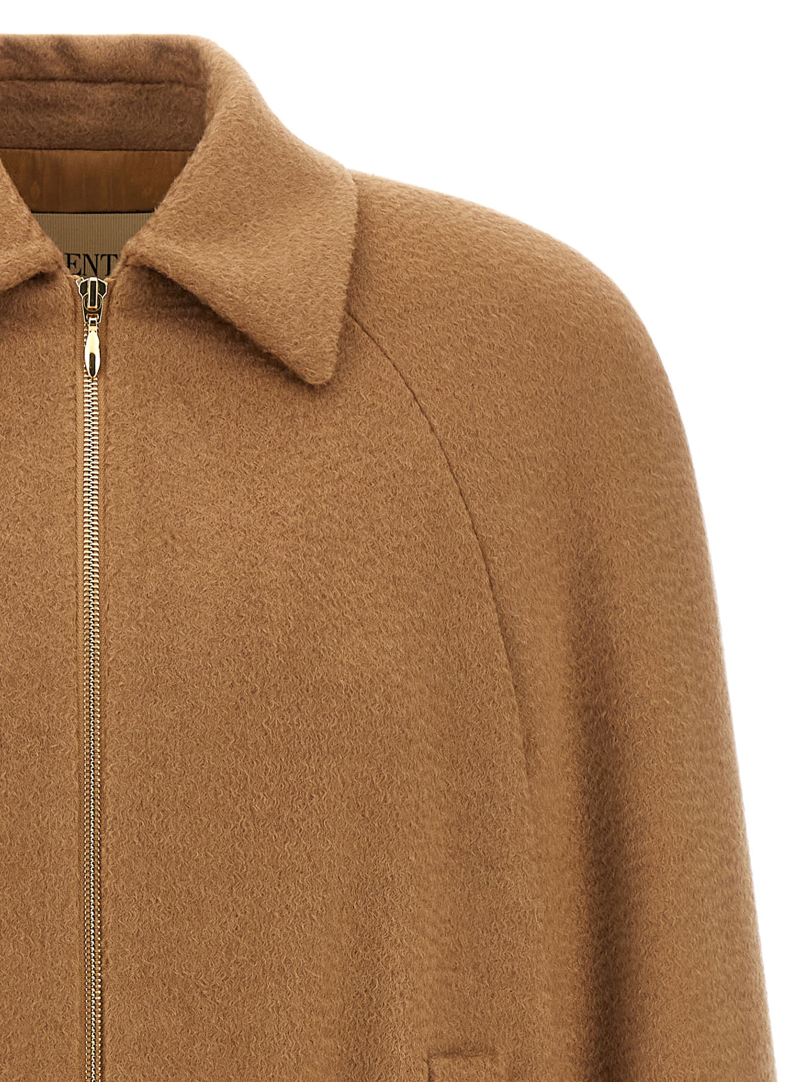 Valentino Garavani Brown Lamb Fur Women's Bomber