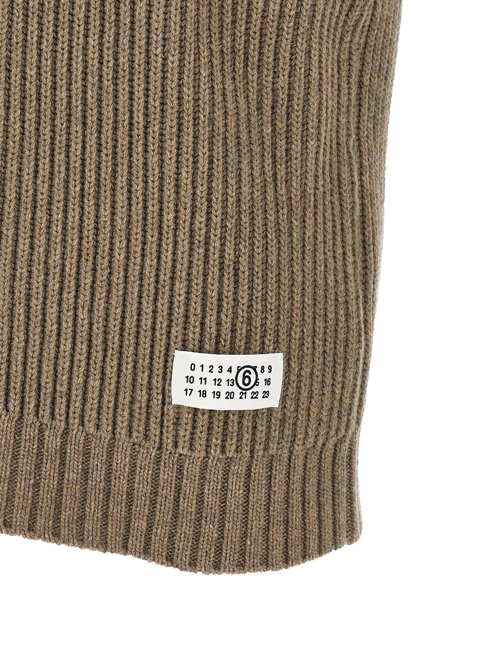 MM6 Maison Margiela Beige Wool Sleeveles Men's Sweater