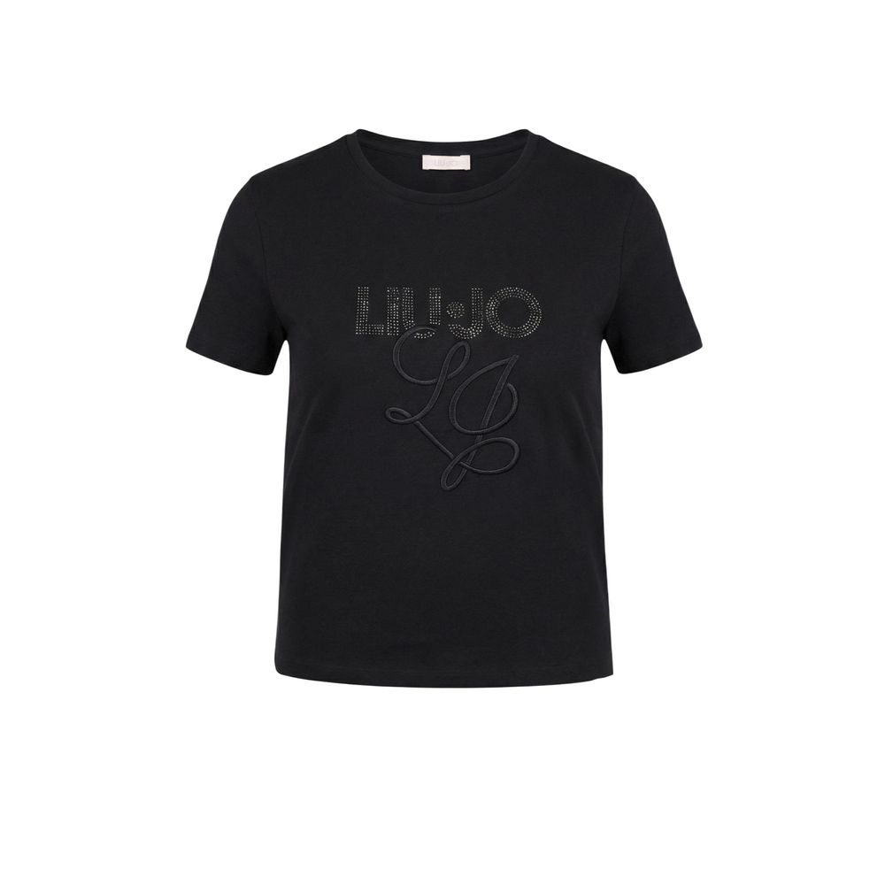 Liu Jo Black Cotton Women's T-Shirt