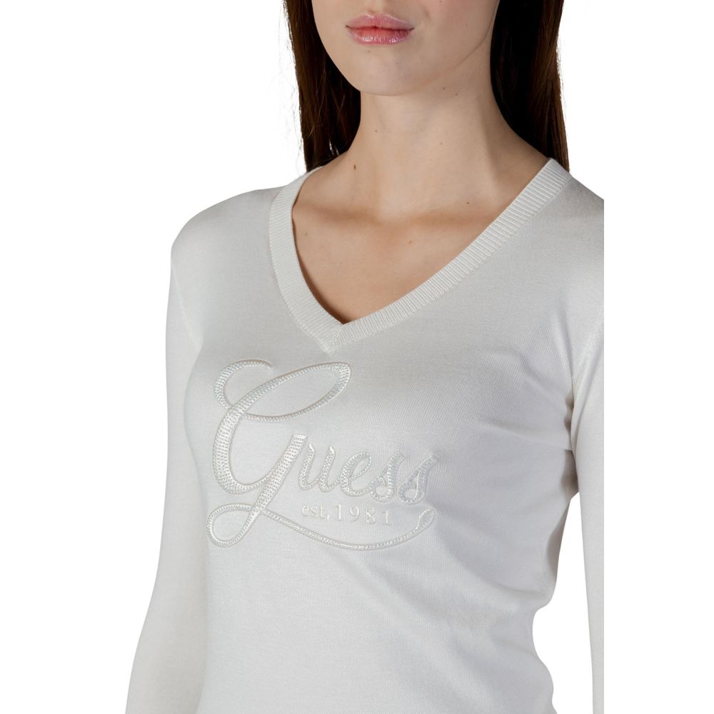Guess Cream Viscose Women's Sweatshirt