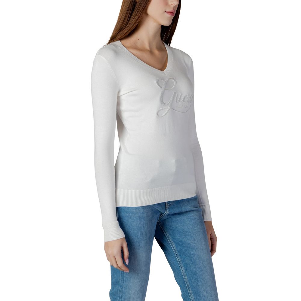Guess Cream Viscose Women's Sweatshirt