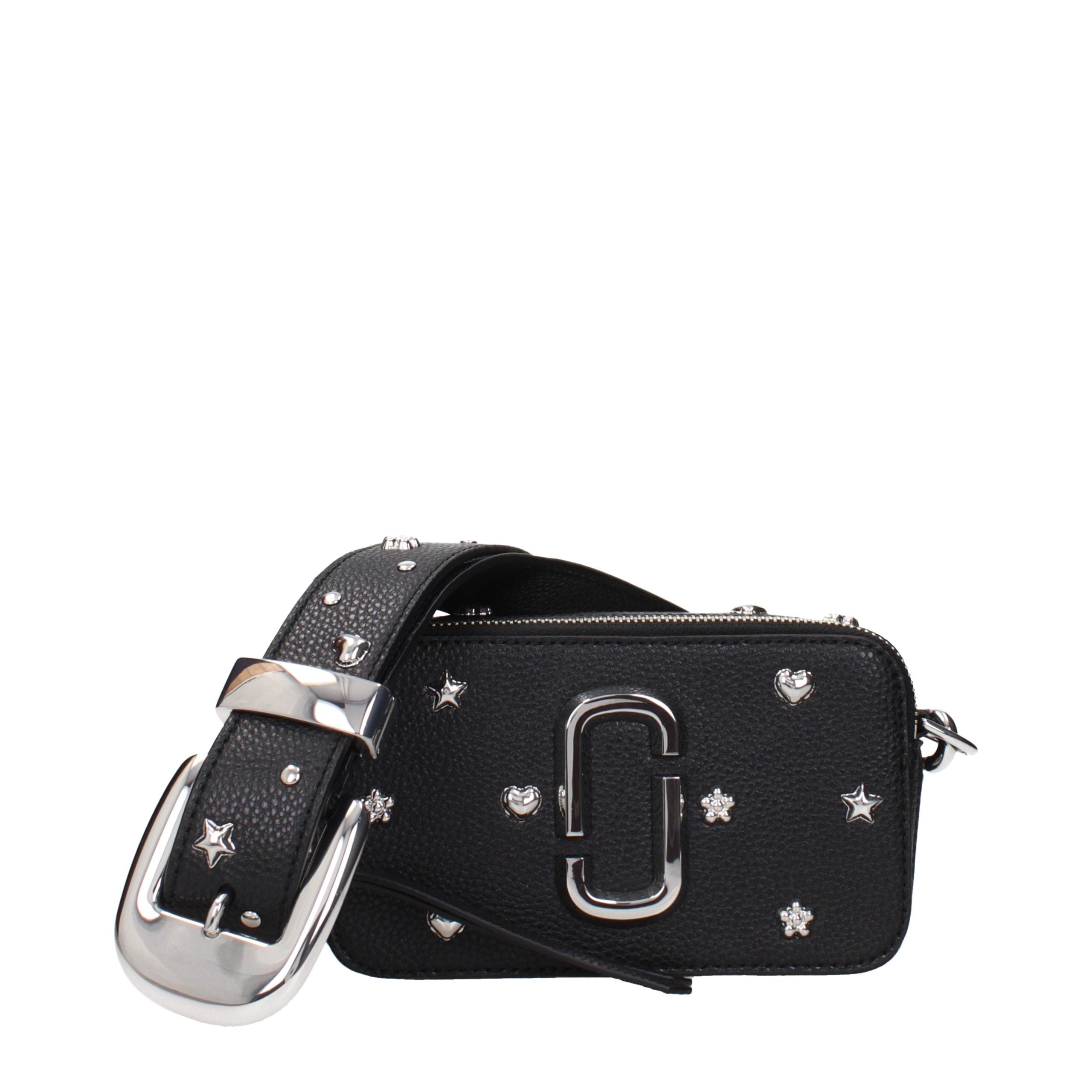 Marc Jacobs Black Leather Crossbody Women's Bag