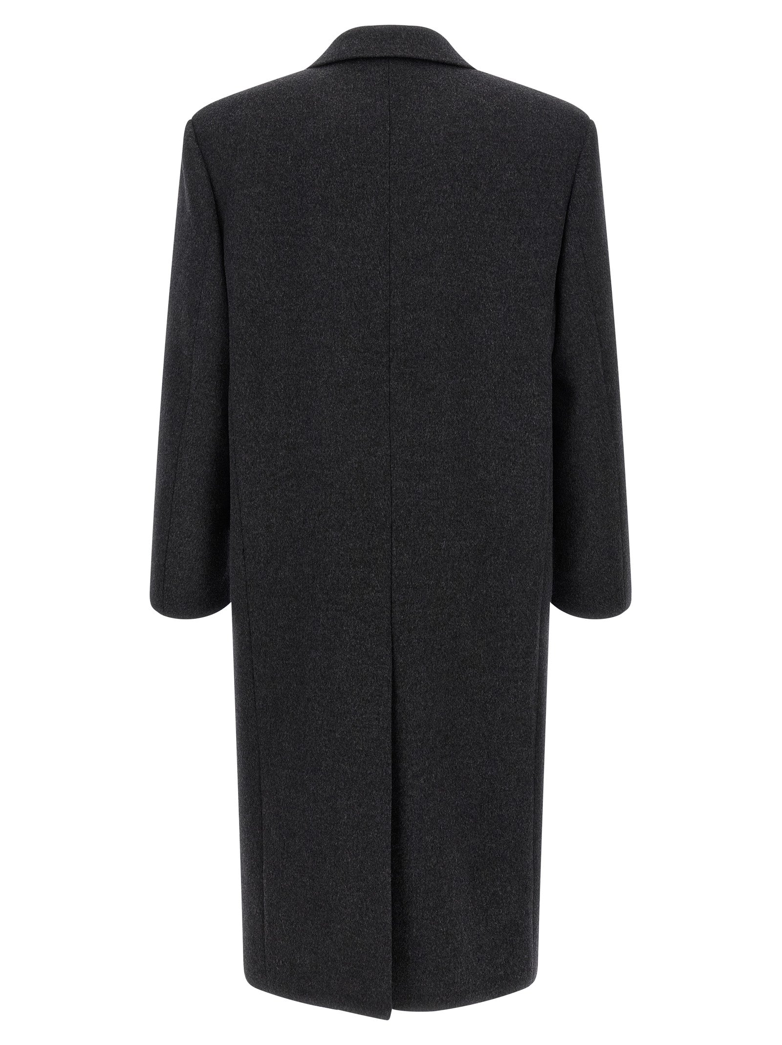 Saint Laurent Gray Wool Men's Coat