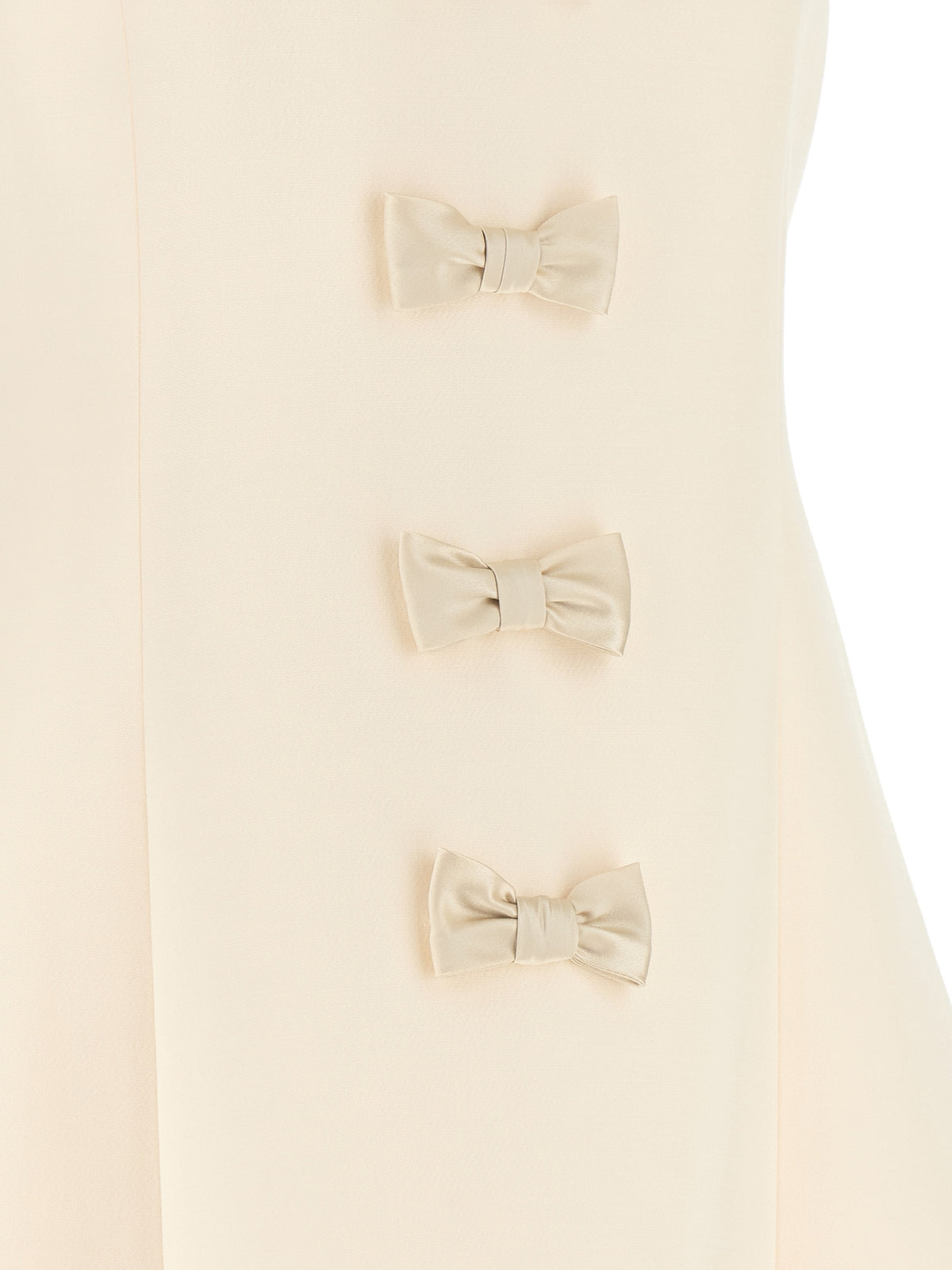 Valentino Garavani White Virgin Wool Short Women's Dress