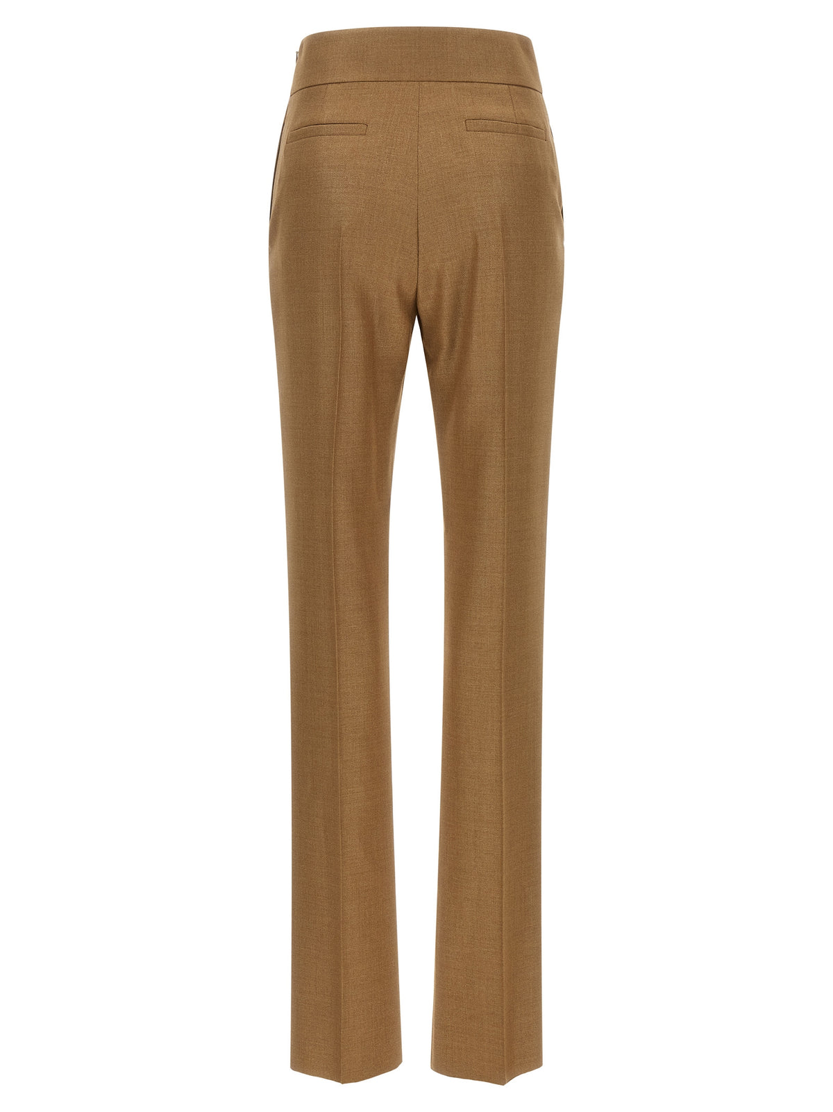 Valentino Garavani Beige Virgin Wool Dress Women's Pants