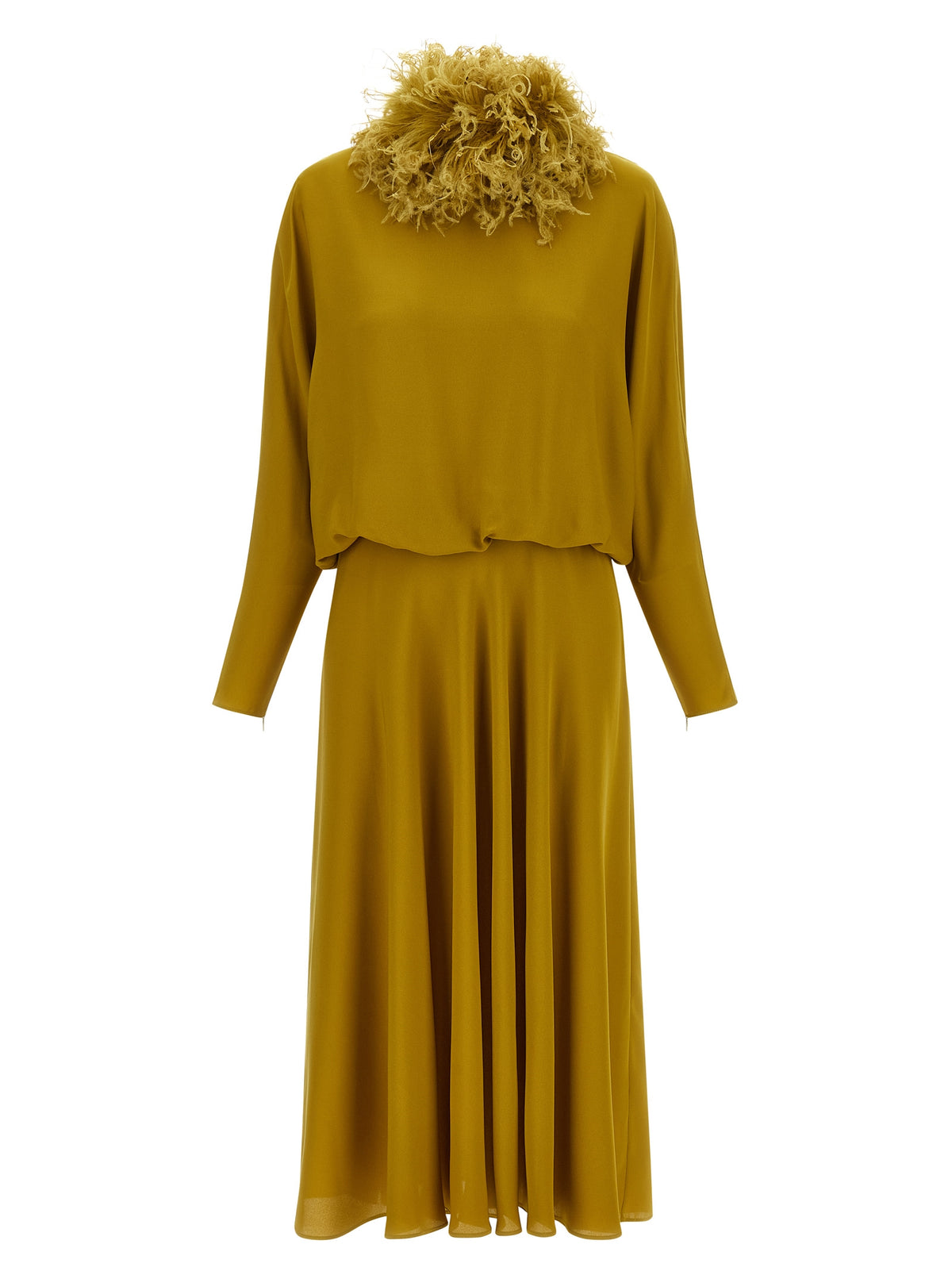 Valentino Garavani Bicolor Silk Midi Women's Dress