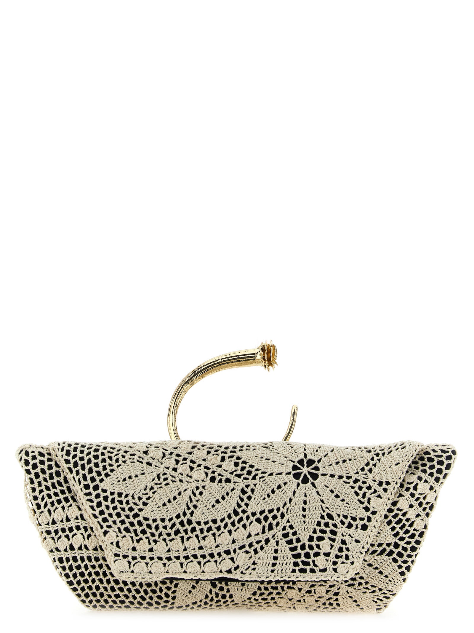 Magda Butrym Bicolor Silk Clutch Women's Bag