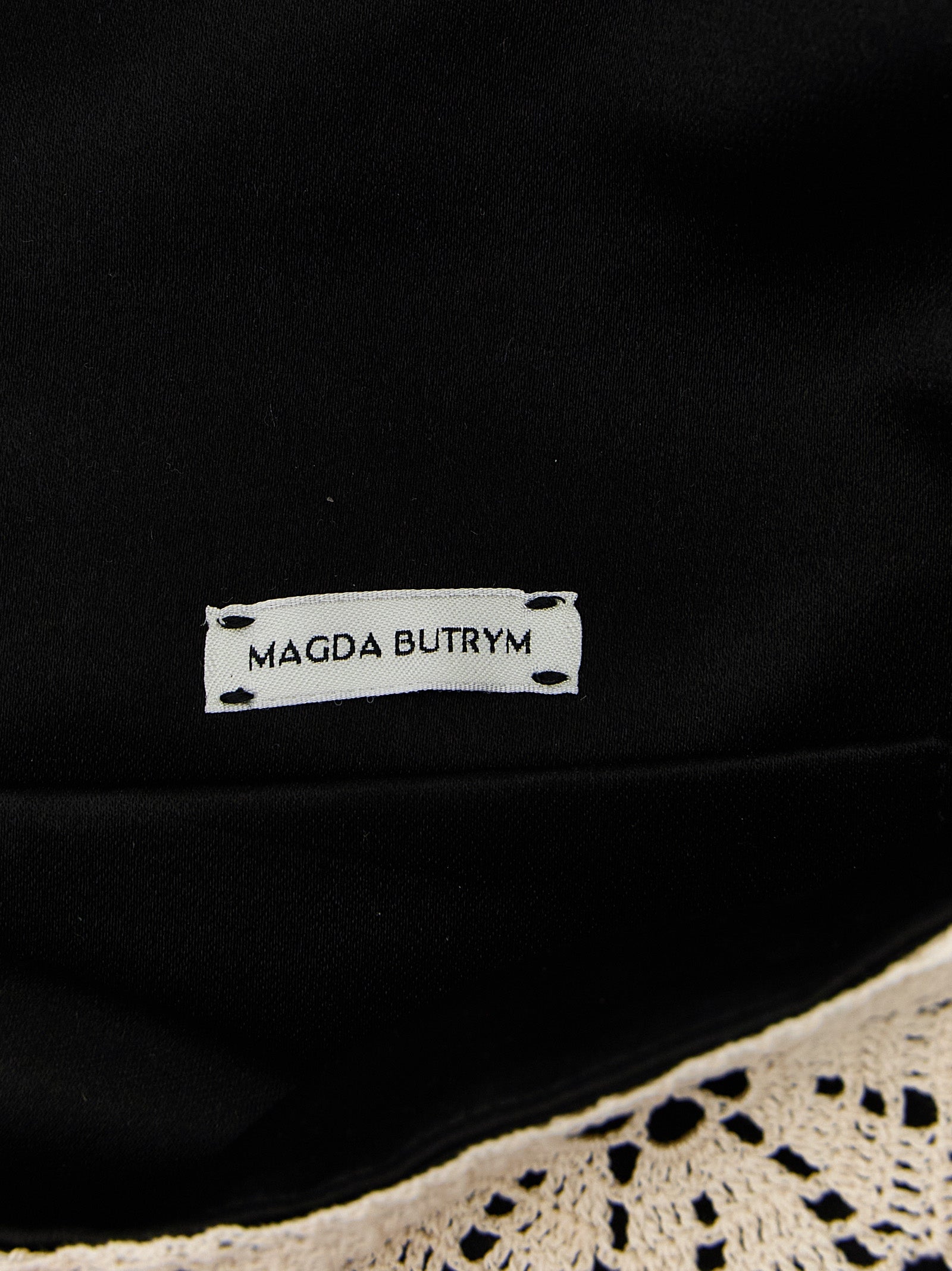 Magda Butrym Bicolor Silk Clutch Women's Bag