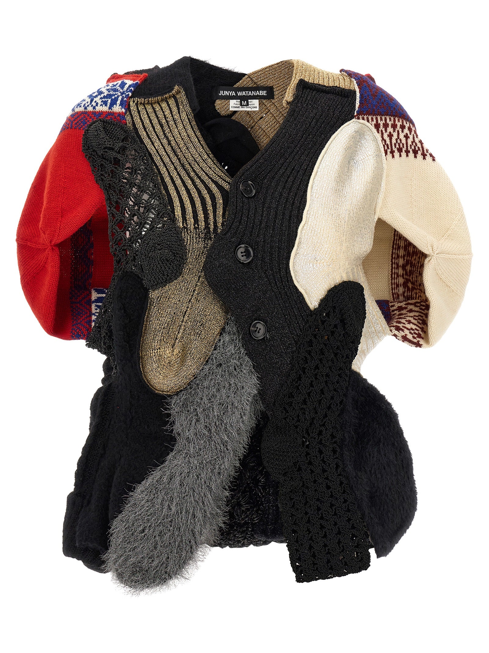 Junya Watanabe Multicolor Wool Women's Cardigan