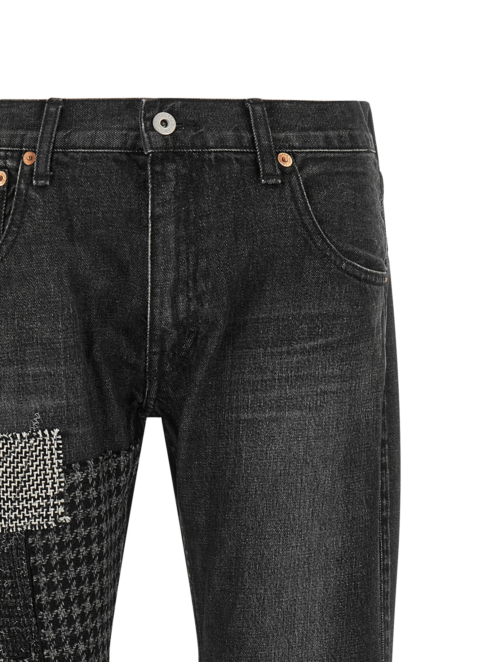 Junya Watanabe Black Cotton Flared Women's Jeans