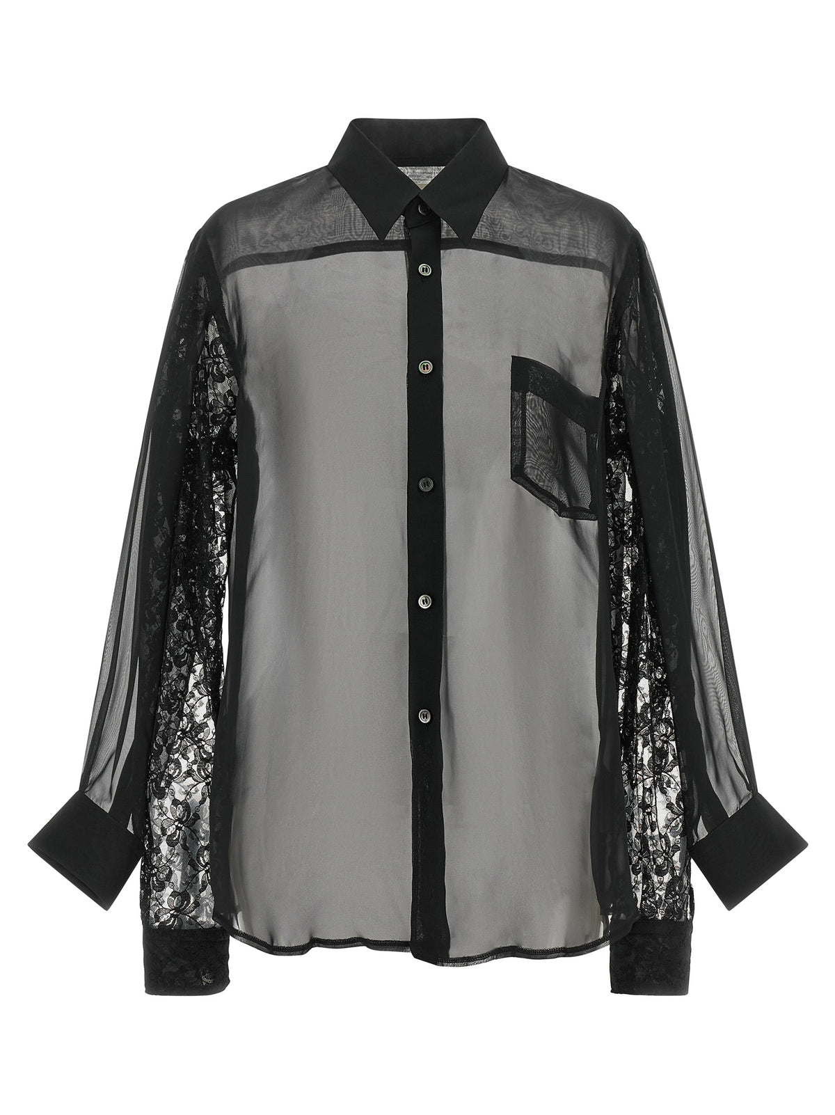 Comme Des Garçons Black Polyester Women's Blouse