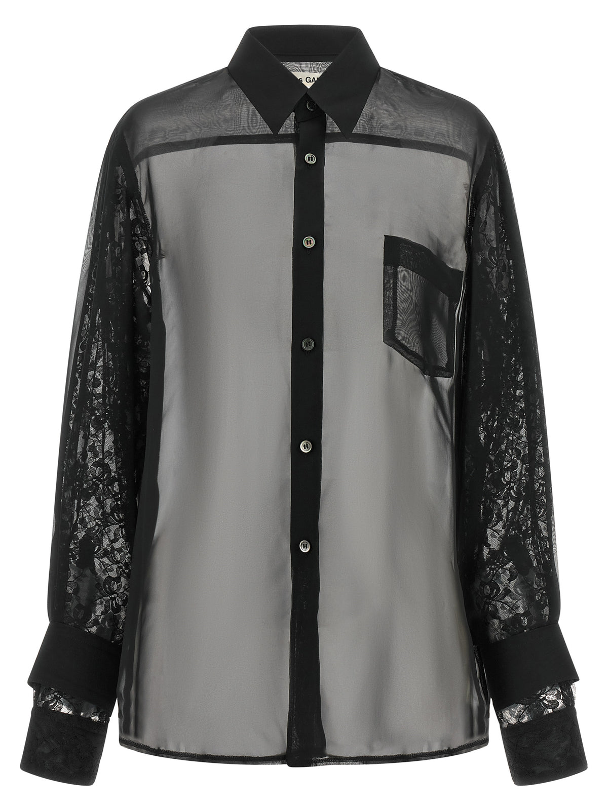 Comme Des Garçons Black Polyester Women's Blouse