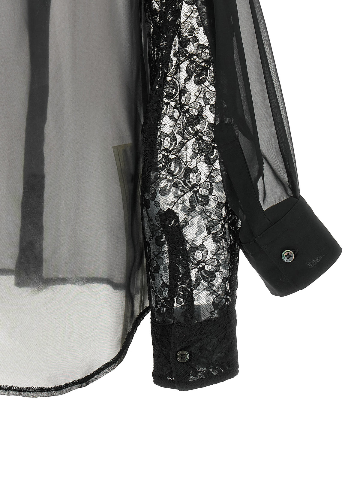 Comme Des Garçons Black Polyester Women's Blouse