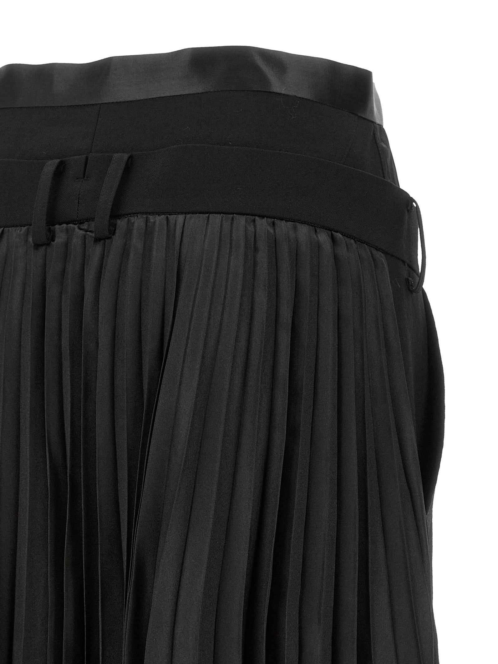Junya Watanabe Black Wool Casual Women's Pants