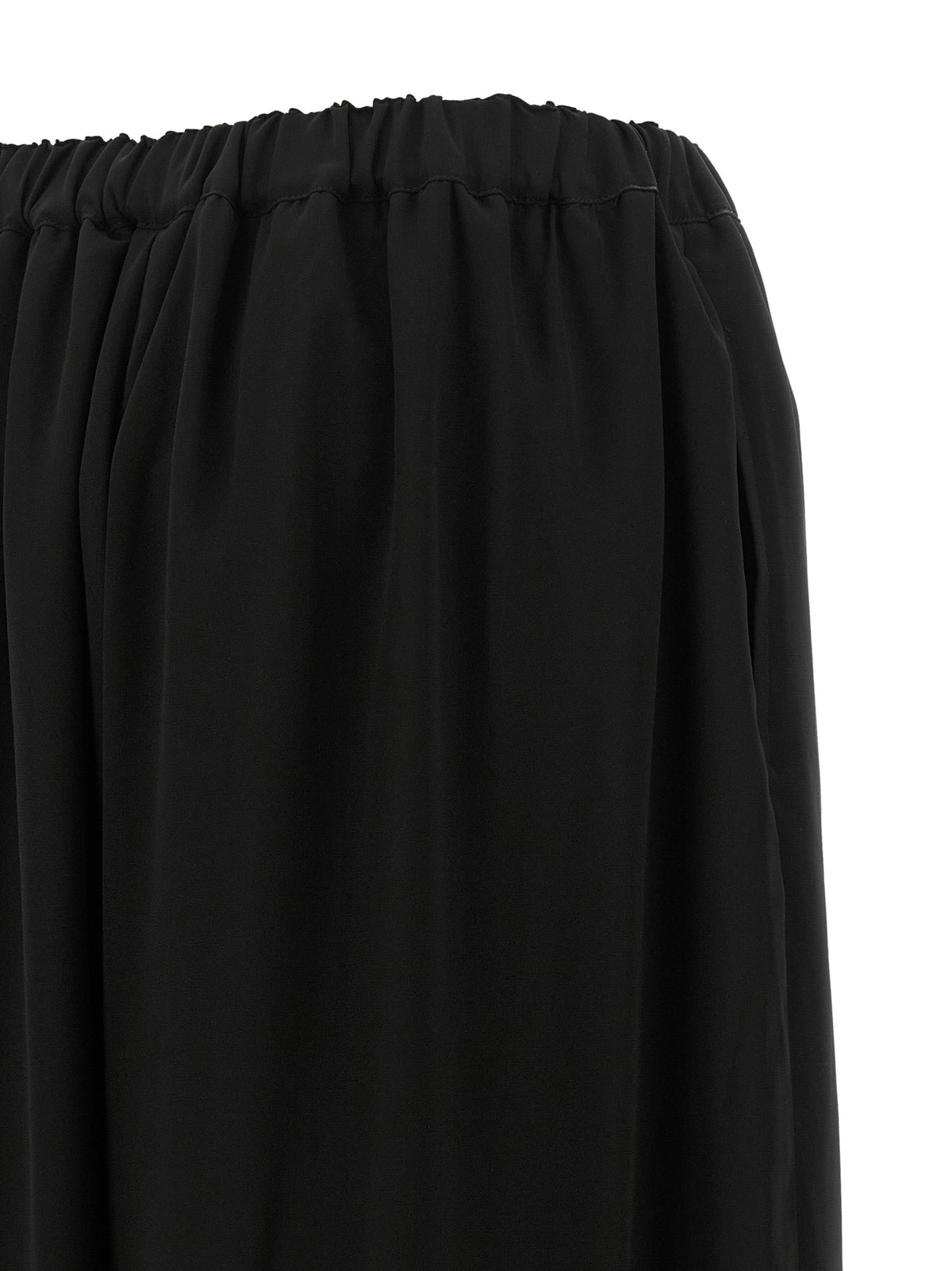 Comme Des Garçons Black Wool Casual Women's Pants
