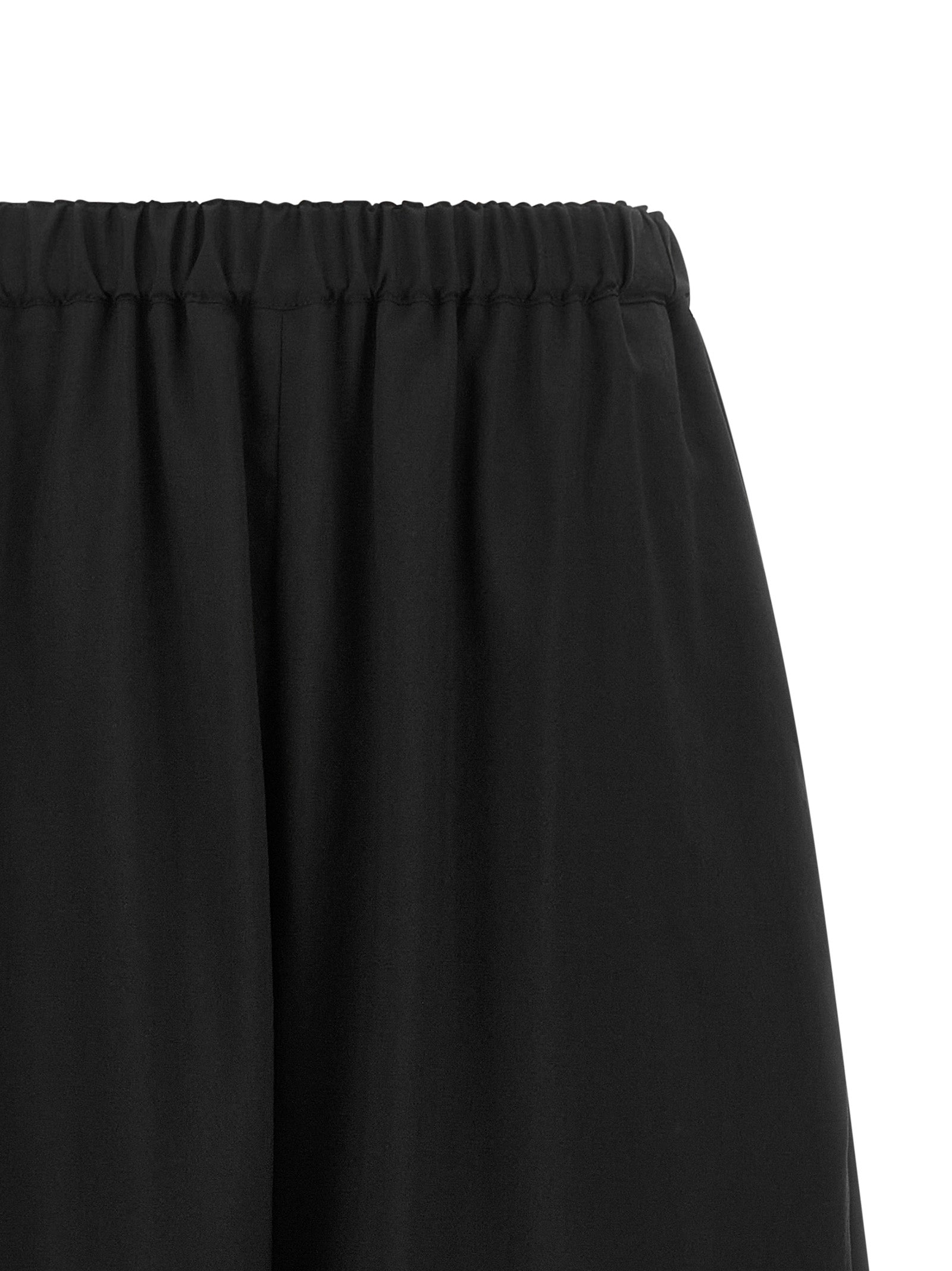 Comme Des Garçons Black Wool Cropped Women's Pants