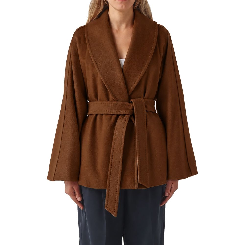 Max Mara Brown Virgin Wool Women's Jacket