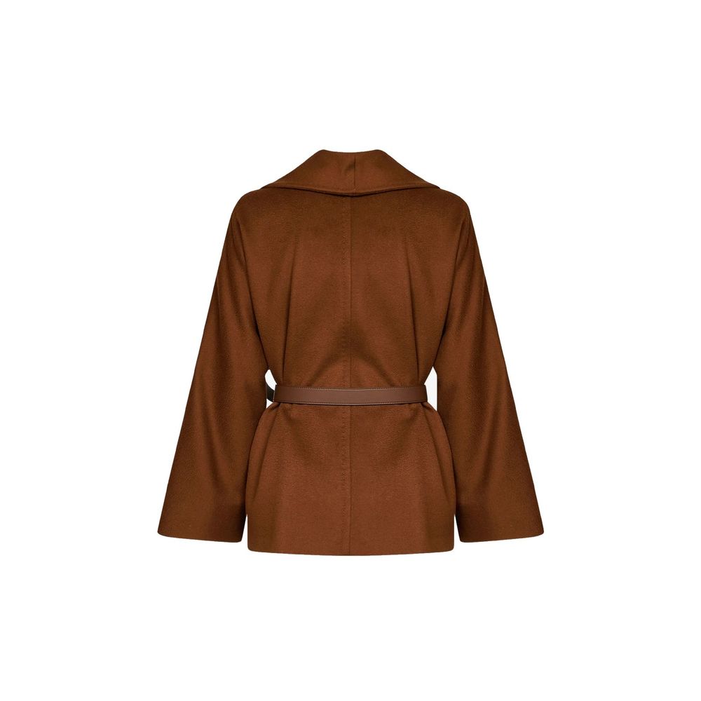 Max Mara Brown Virgin Wool Women's Jacket