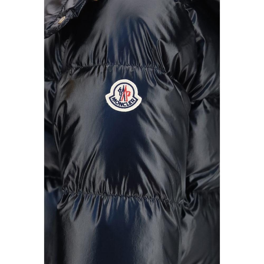Moncler Black Goose Down Full-Length Women's Jacket