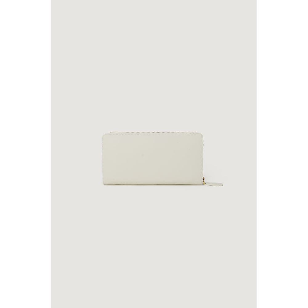 PINKO Cream Leather Women's Wallet