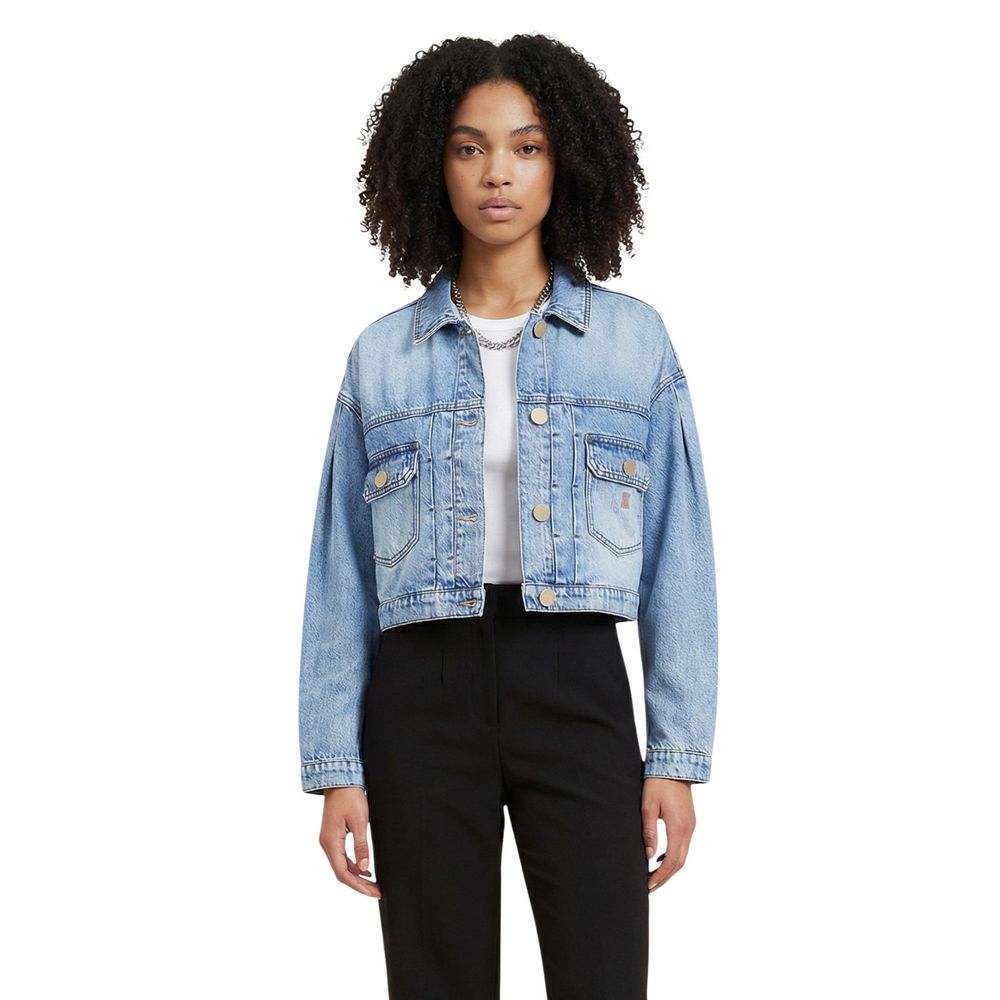 Armani Exchange Blue Kapok Denim Women's Jacket