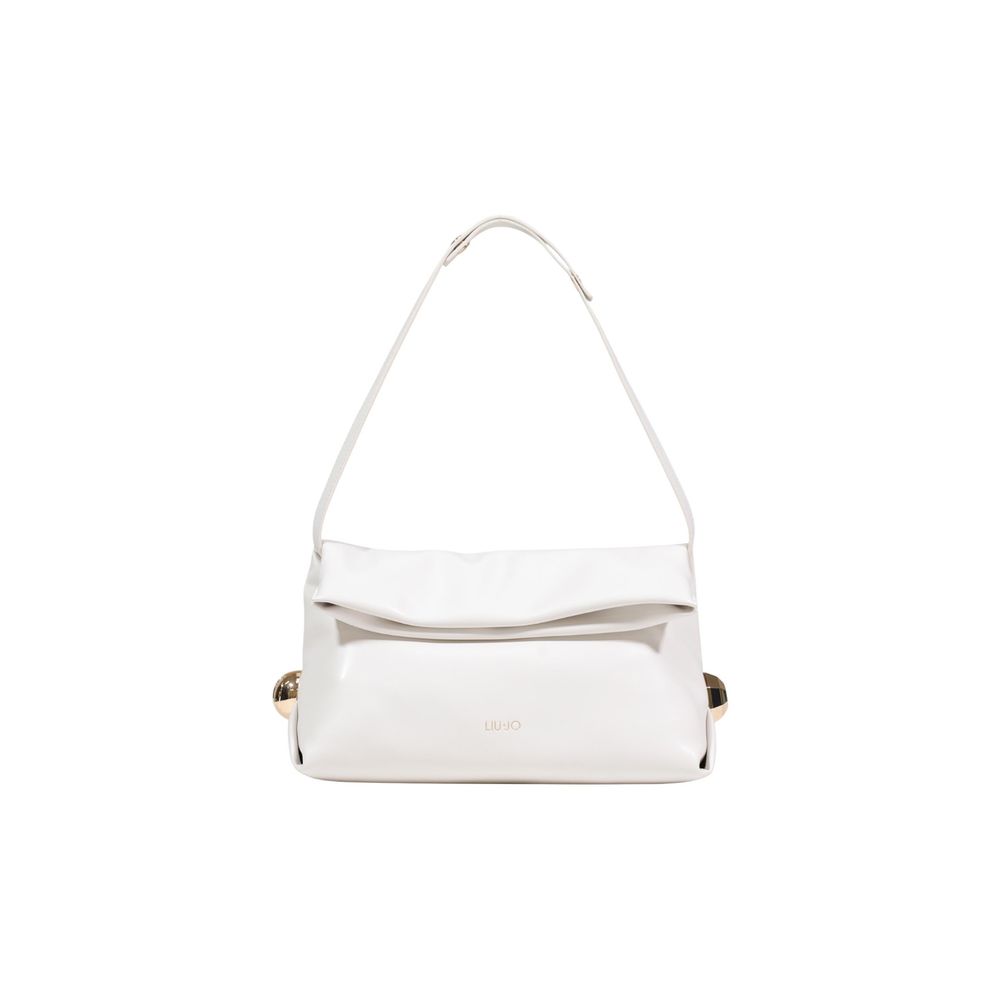 Liu Jo Cream Polyethylene Clutch Women's Bag