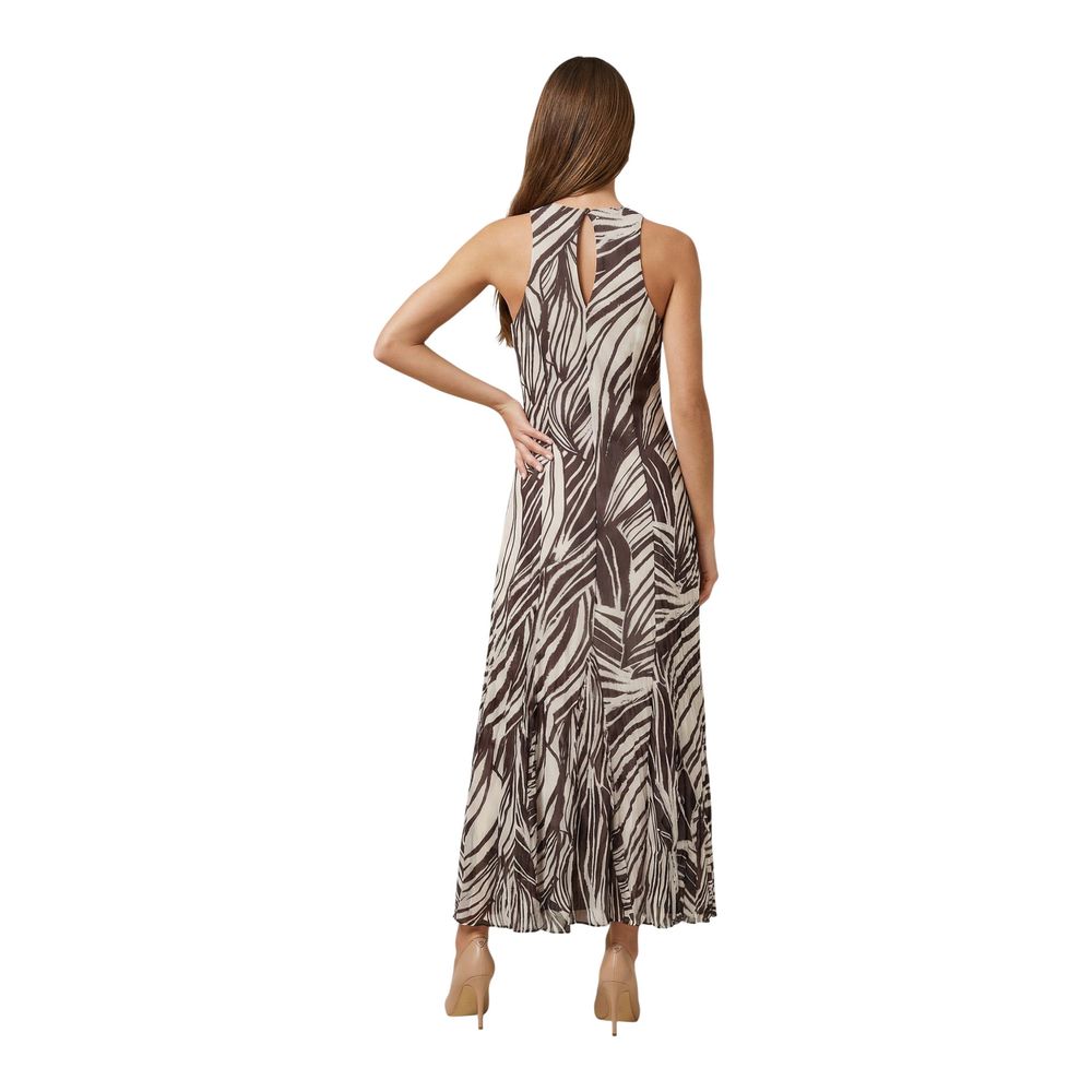 Guess Brown Polyester Long Women's Dress