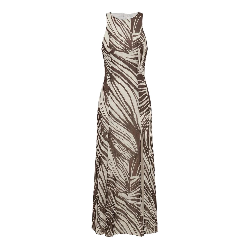 Guess Brown Polyester Long Women's Dress