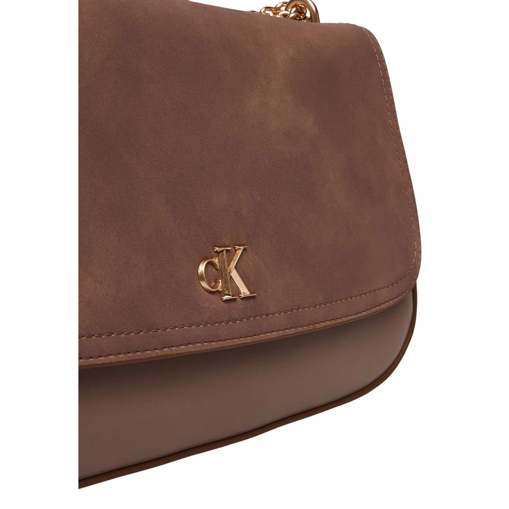 Calvin Klein Beige Polyethylene Women's Handbag
